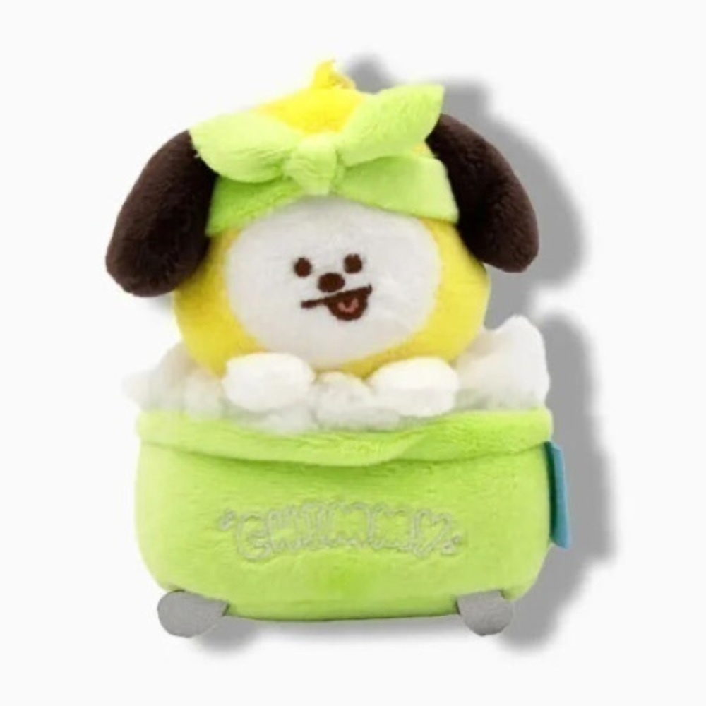 BT21 Chimmy Bath Time Mascot Plush Keychain | NWT | Limited Edition